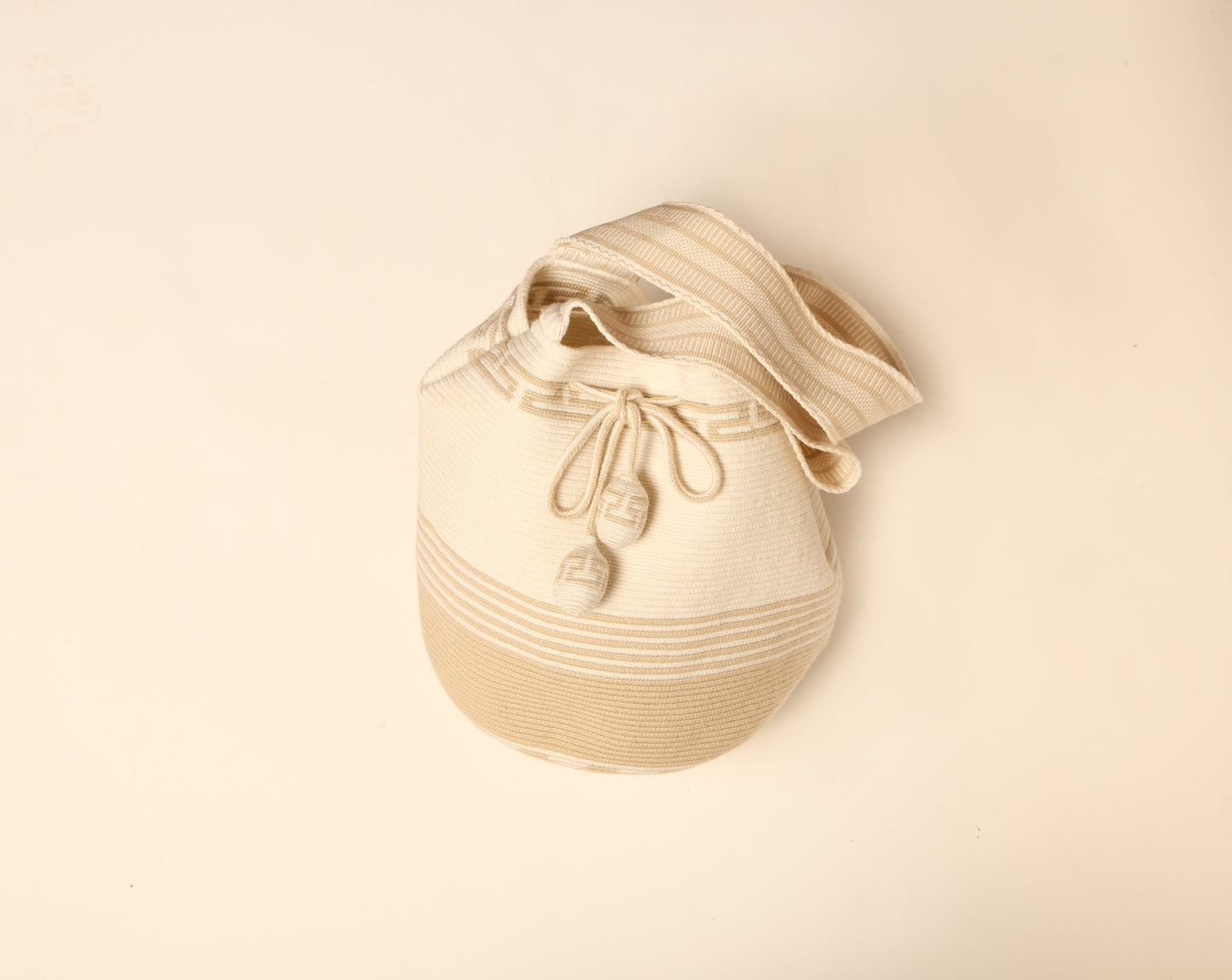 Mochila Wayúu Crema